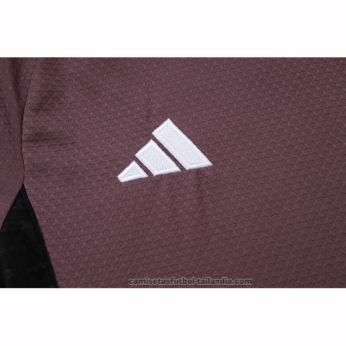 Chandal del Manchester United Manga Corta 25/26 Marron - Pantalon Corto